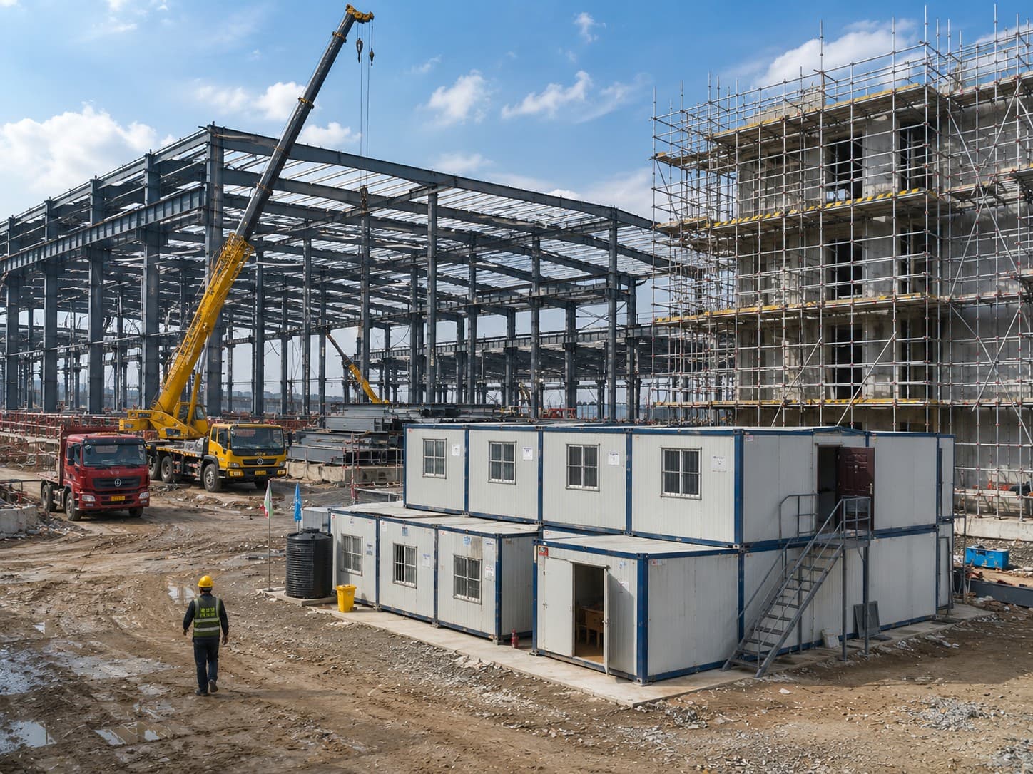 Modular container building supplied through YH China's coordinated supply chain