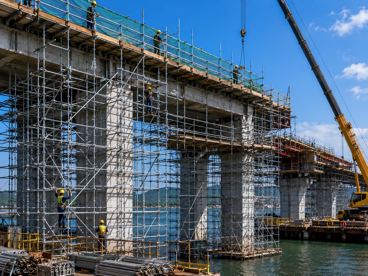 Scaffolding for Bridge & Infrastructure Project